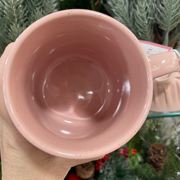 Pink Christmas Pink Gingerbread House Desserts Ceramic Coffee Mug NWT - Picture 5 of 5